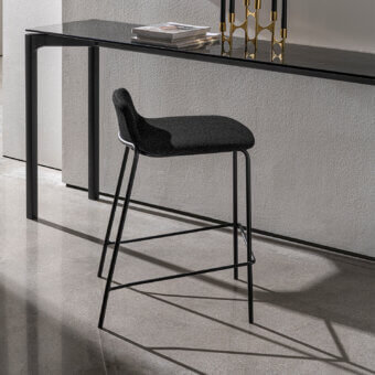 Sovet Italia Olly Stool - Low Backrest