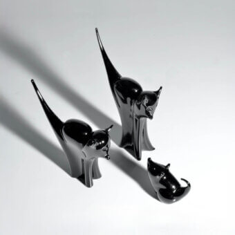 Cat & Mouse Decorative Sculpture