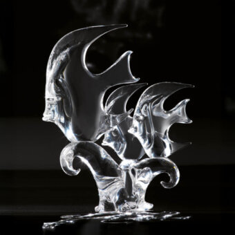 Fish Angel Family Decorative Sculpture