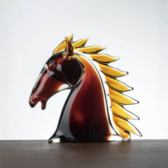 Horse Head Decorative Sculpture