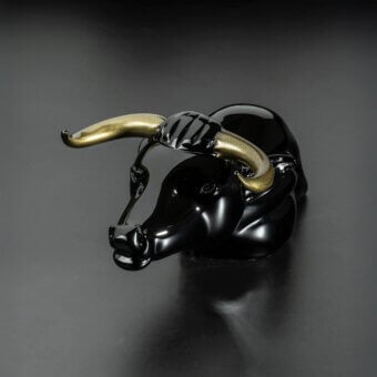 Ox's Head Decorative Sculpture