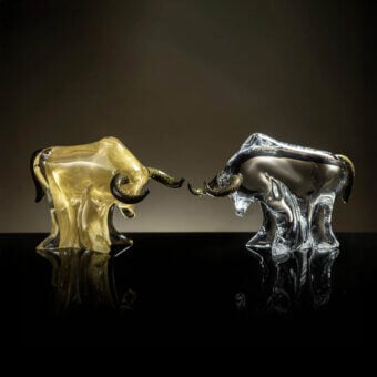 Ox Stylized Decorative Sculpture