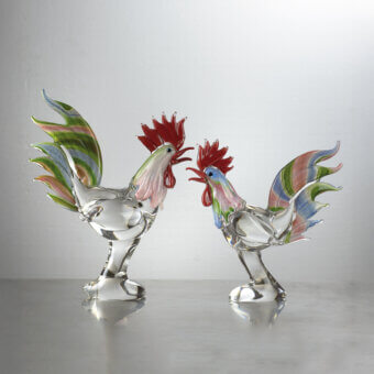 Royal Rooster Decorative Sculpture
