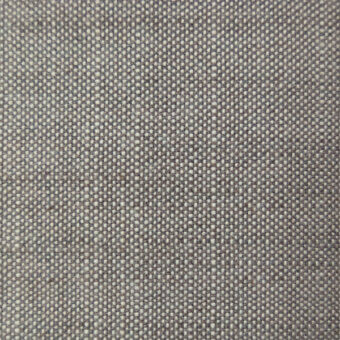 Heathered gray textile with a plain square weave, featuring subtle beige threads and a matte finish, suggesting a durable wool blend fabric.