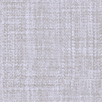 Woven fabric texture, off-white with heathered effect, dense irregular nubby weave, matte finish, sample labeled “1163 ecume”.