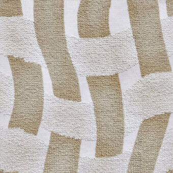 Beige textile pattern with irregular rectangles, cream background, textured granular surface, and subtle linear detailing within shapes.