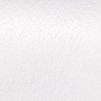 White textured surface with a fine, irregular grain pattern resembling leather, exhibiting a matte finish and consistent coloration.