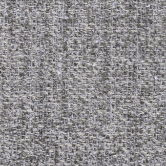 Gray basketweave textile with dense, irregular weave and heathered tonal variations, exhibiting a matte, subtly textured surface.