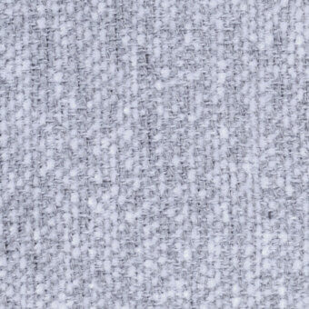Heathered light gray fabric texture with dense, irregular weave and matte finish, showing subtle tonal variations and visible yarn intersections.