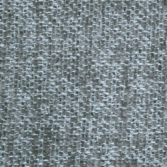 Gray woven textile with a dense basketweave pattern, featuring a medium gray tone and subtle sheen from synthetic fibers.