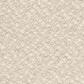 Off-white textured fabric displaying a dense, irregular basketweave pattern with matte threads and subtle tonal variations across a seamless surface.