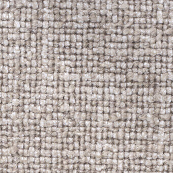 Neutral beige looped pile fabric with a dense, grid-like weave and subtle tonal variations, displaying a textured, nubby surface.