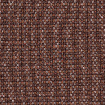 Brown textile sample with a dense weave and repeating rectangular pattern, featuring beige threads and a matte finish; identified as “5373 spice”.