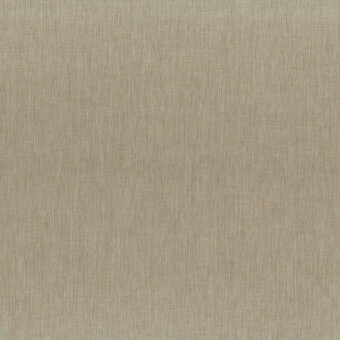 Beige fabric sample displaying a vertical grain, matte texture, and heathered tonal variations with a tight, uniform weave.