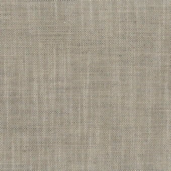 Neutral woven textile with a grid pattern in warm gray tones, displaying a dense, matte texture resembling linen or hemp fibers.