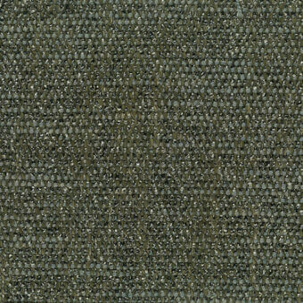 Olive-green woven fabric texture with a dense, matte finish and subtle circular elements; sample labeled “5424 cypres”.