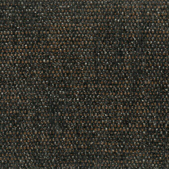 Woven shade cloth, dark brown and beige, dense circular node pattern with horizontal and vertical lines creating a textured mesh.