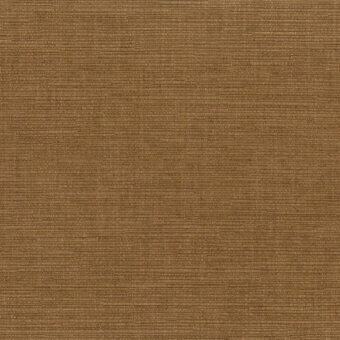 Woven fabric sample, earthy brown tone, consistent vertical ridges create a textured, matte surface with subtle tonal variations.