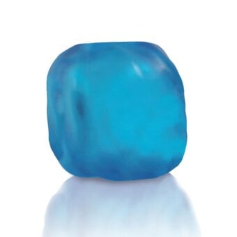 Luxury Wave Murano Glass Masse Murano vase crafted from vibrant turquoise Murano glass with a glossy finish