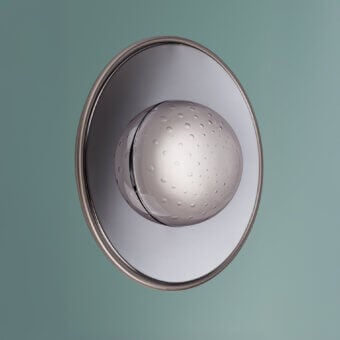 Captivating Euroluce Illusione wall lamp crafted in mirrored chrome and transparent glass with polished surface