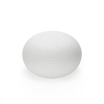 Elegant FontanaArte Bianca floor lamp with textured mouth-blown glass and a refined matt white silk effect finish
