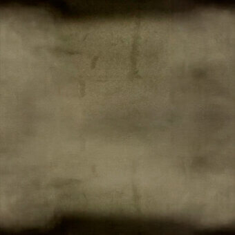 Aged document texture displaying gray, brown, and black tones with distressed surface, faded script, and vertical striations; text reads "cf1097 col. 130".