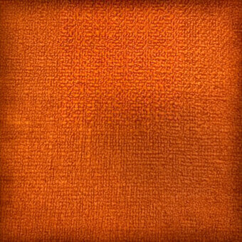 Orange looped pile fabric texture with consistent, raised pattern and subtle tonal variations, displaying a plush, uniform density.