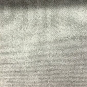 Pale gray woven fabric texture with a dense grid pattern, looped pile construction, matte finish, and soft diffused lighting, labeled cf1145 col. 111.