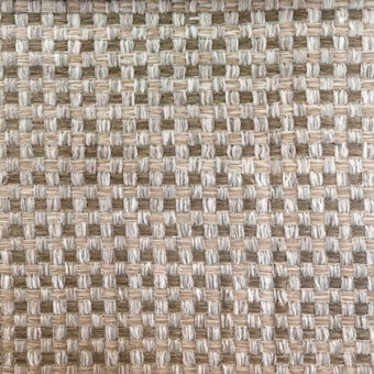 Textile sample, olive green and beige woven blend, dense grid pattern with textured surface and matte finish, studio shot co1007 col.