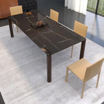 Exceptional Presotto Mia chair with light-colored wood and satin finish offering balanced form and ergonomic support