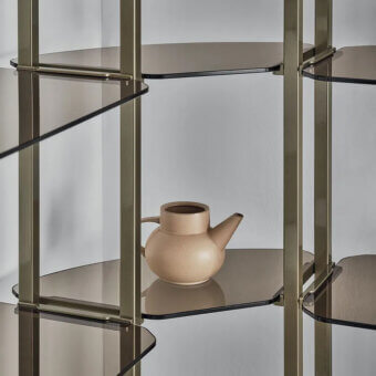 Charlotte Corner Bookcase