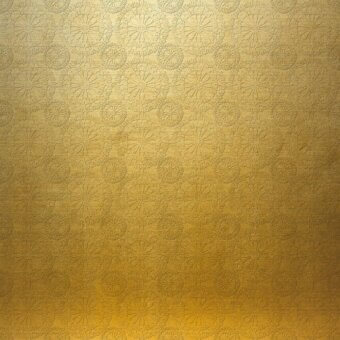 Distinguished Adriani e Rossi Bohemian wallpaper with radiant gold tone and subtly textured fiberglass base layer