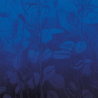 Elegant Adriani e Rossi Flowers Color Blue wallpaper with stylized floral motifs and a fiberglass base