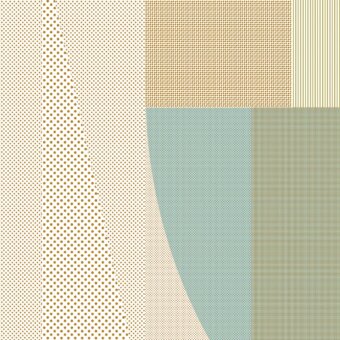 Distinguished Adriani e Rossi Hemlet wallpaper crafted with pale beige, muted gold, and light blue-green on a smooth fiberglass base