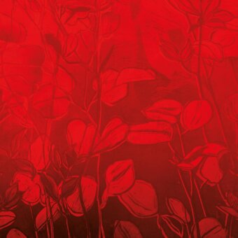 Distinguished Adriani e Rossi Lover wallpaper with crimson floral design and fiberglass base for interiors