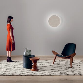 Stunning Amini Nomadic rug hand-knotted with wool and mohair in dark gray geometric patterns against an off-white backdrop with hand-washed carving