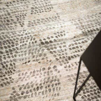 Exceptional Amini Pangea Venus rug crafted in Tibetan wool and bamboo silk with a subtly raised, hand-washed pile
