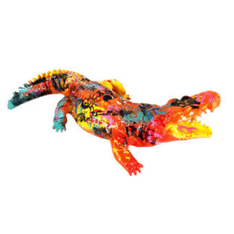 Crocodile - City Graff Sculpture