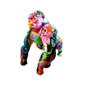 Gorilla - Graff Rock Sculpture