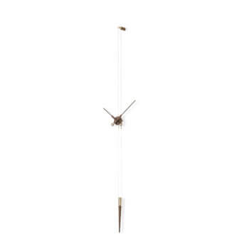 Elegant Nomon Péndulo Premium pendulum clock crafted in bronze tone metal with a satin finish