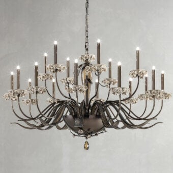 Bora Chandelier with Swarovski