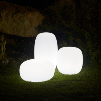 Superior MY YOUR Pandora floor lamp crafted in Italy with a smooth matte white finish and organic form