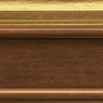2N32-Classic walnut 60 gloss + 4O02-Patinated gold leaf