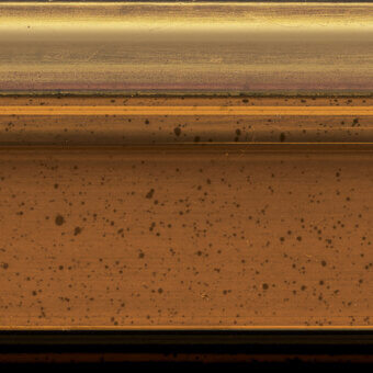 3C02-A light cherry 60 gloss + 4O02-Patinated gold leaf