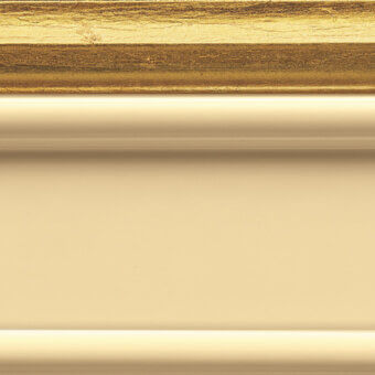 3L33-Classic ivory 60 gloss + 4O02-Patinated gold leaf