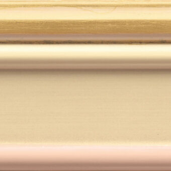 4L22-Ivory and pastel pink 30 gloss + 4O05-White patinated gold leaf