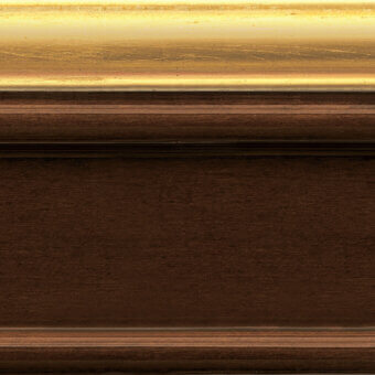 4N35-Dark walnut 100 gloss + 4O02-Patinated gold leaf