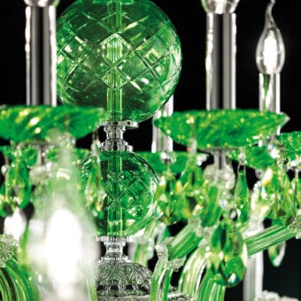 Taurus Green Chandelier