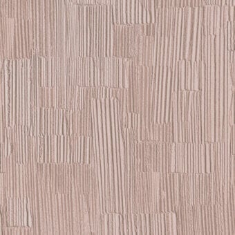 Elegant Wall&Decò Engraving wallpaper delivers a striated, engraved pattern in dusty rose with a refined fabric-effect d.TW finish on organic bio-vinyl