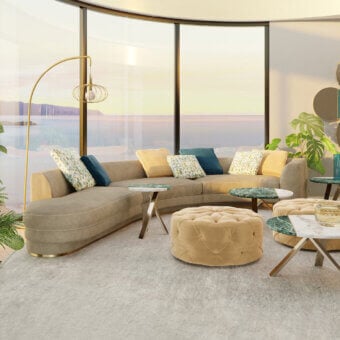 Franklin Curved Sofa